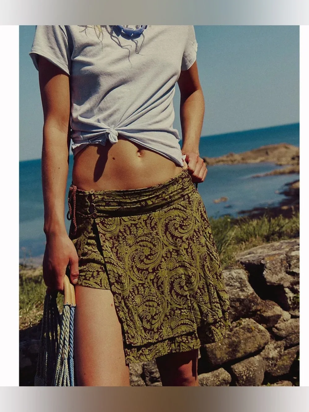 Free People free-est Scarlett Printed Skort Short